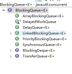 BlockingQueue 的实现类